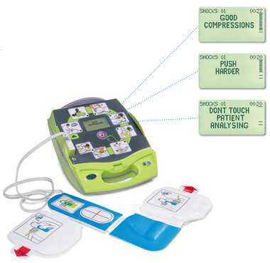 Zoll AED Plus Defib - Real CPR Help to guide you through administering effective CPR